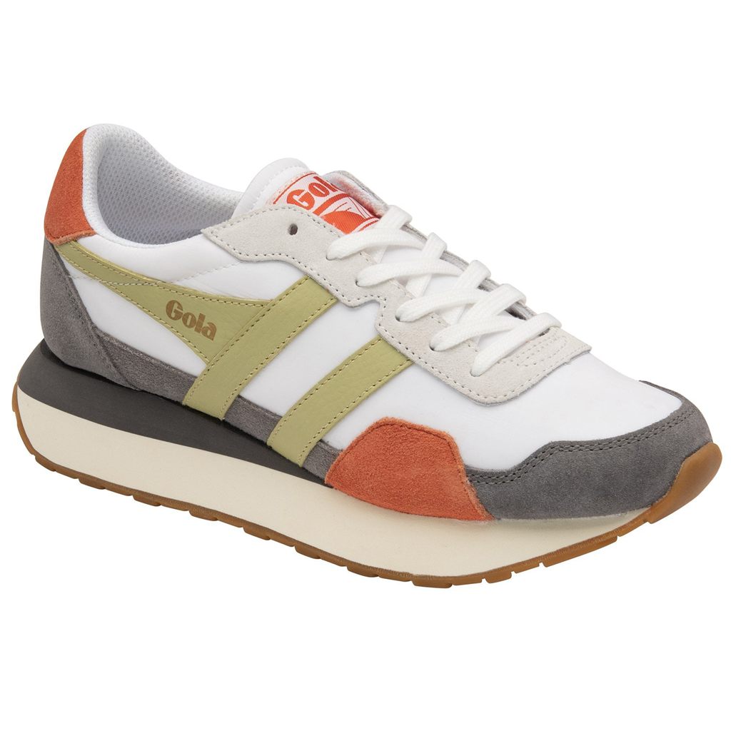 Gola Classics Indiana Sneakers Bílé Citrón CZ | BEFS-78534