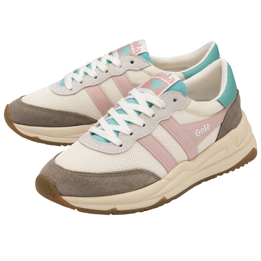Gola Classics Jupiter Sneakers Bílé Růžové CZ | VMCW-65143