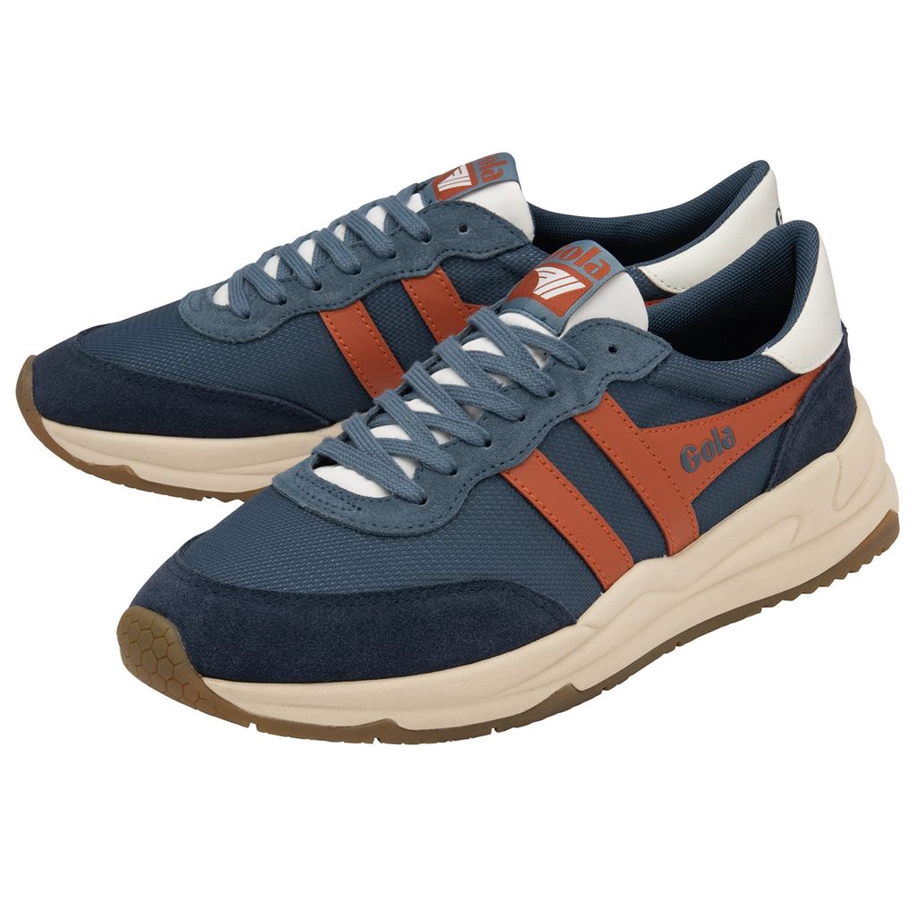 Gola Classics Jupiter Sneakers Tmavě Blankyt Oranžové CZ | NHIL-04621