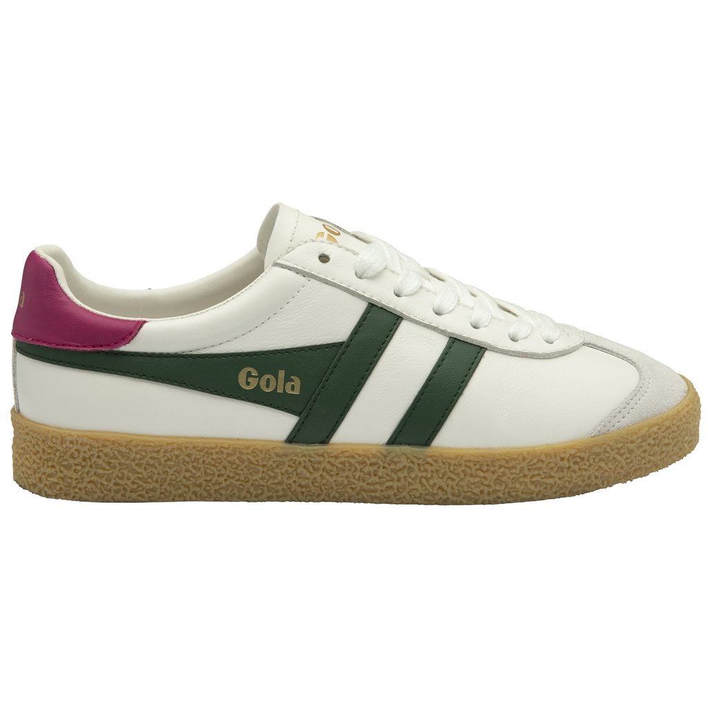 Gola Classics Medallist Leather Sneakers Bílé Fuchsie CZ | TXJA-67521