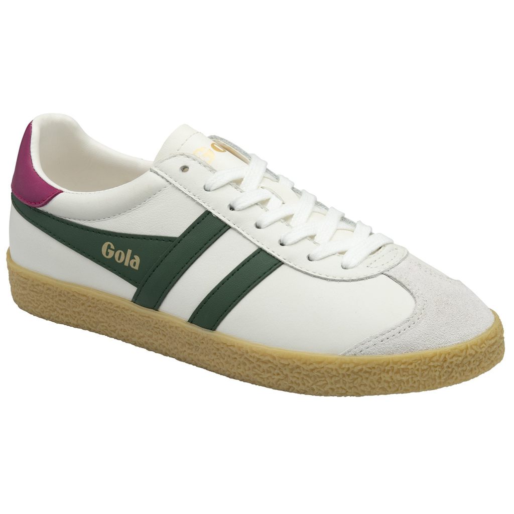 Gola Classics Medallist Leather Sneakers Bílé Fuchsie CZ | TXJA-67521