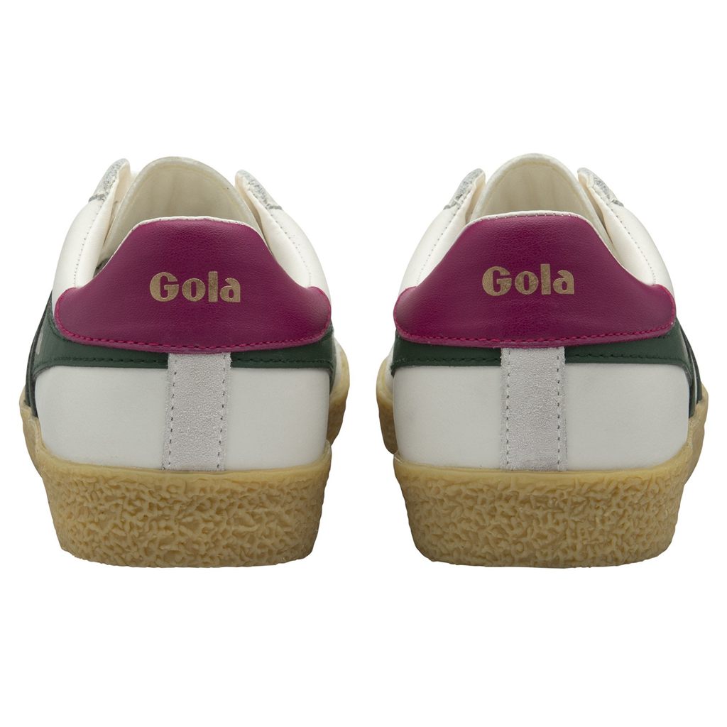 Gola Classics Medallist Leather Sneakers Bílé Fuchsie CZ | TXJA-67521