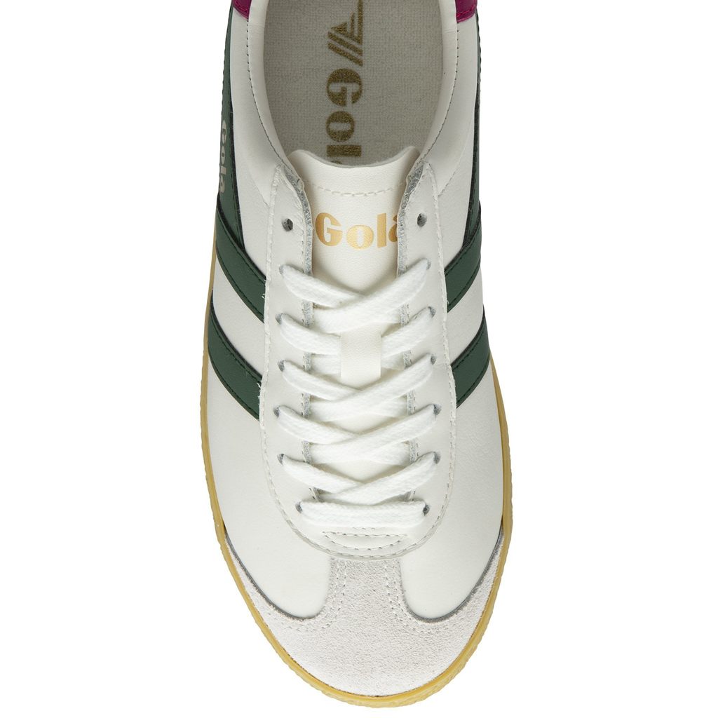 Gola Classics Medallist Leather Sneakers Bílé Fuchsie CZ | TXJA-67521