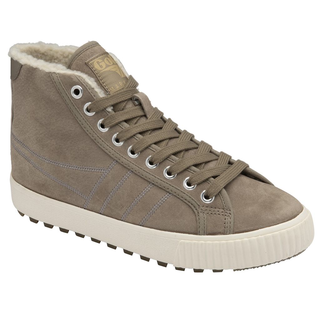 Gola Classics Nordic High Plimsolls Shoes Rhino CZ | SQHX-02146