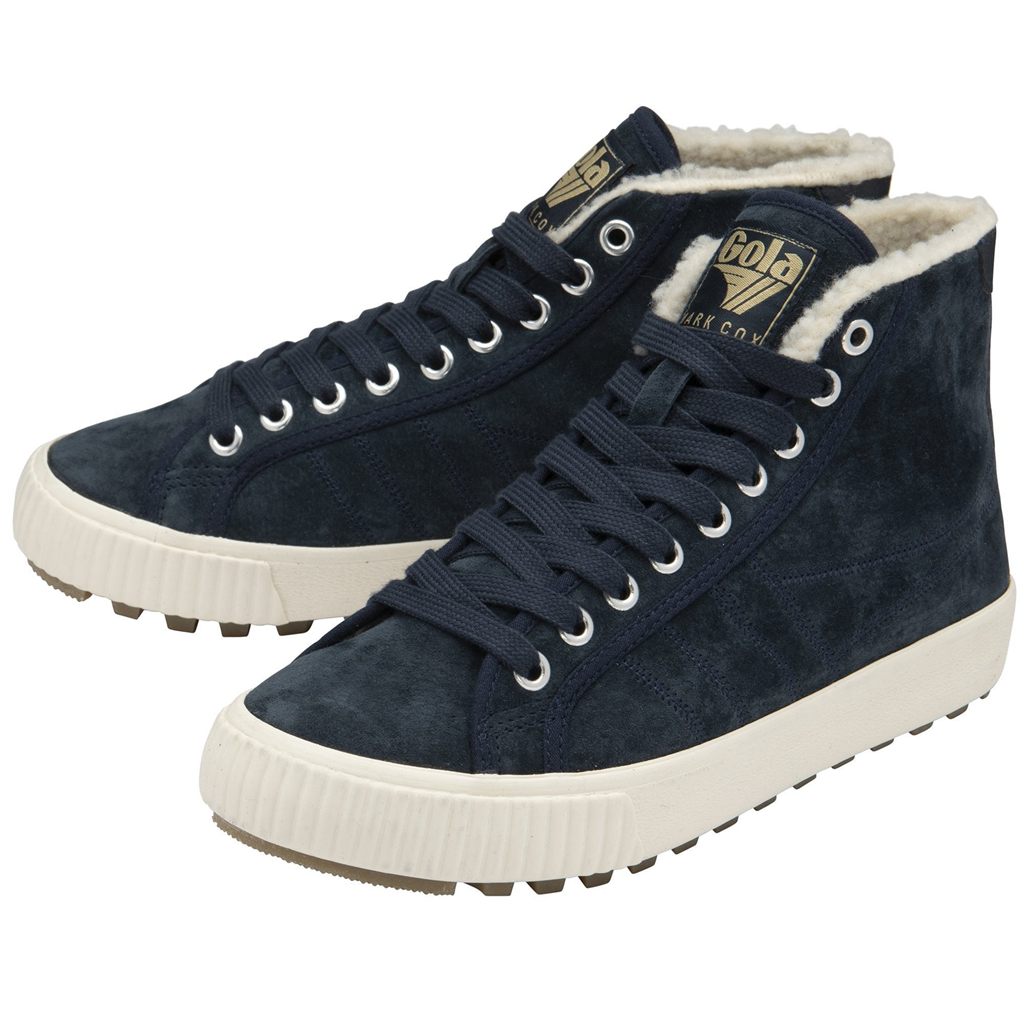 Gola Classics Nordic High Plimsolls Shoes Tmavě Blankyt CZ | HIUQ-19645