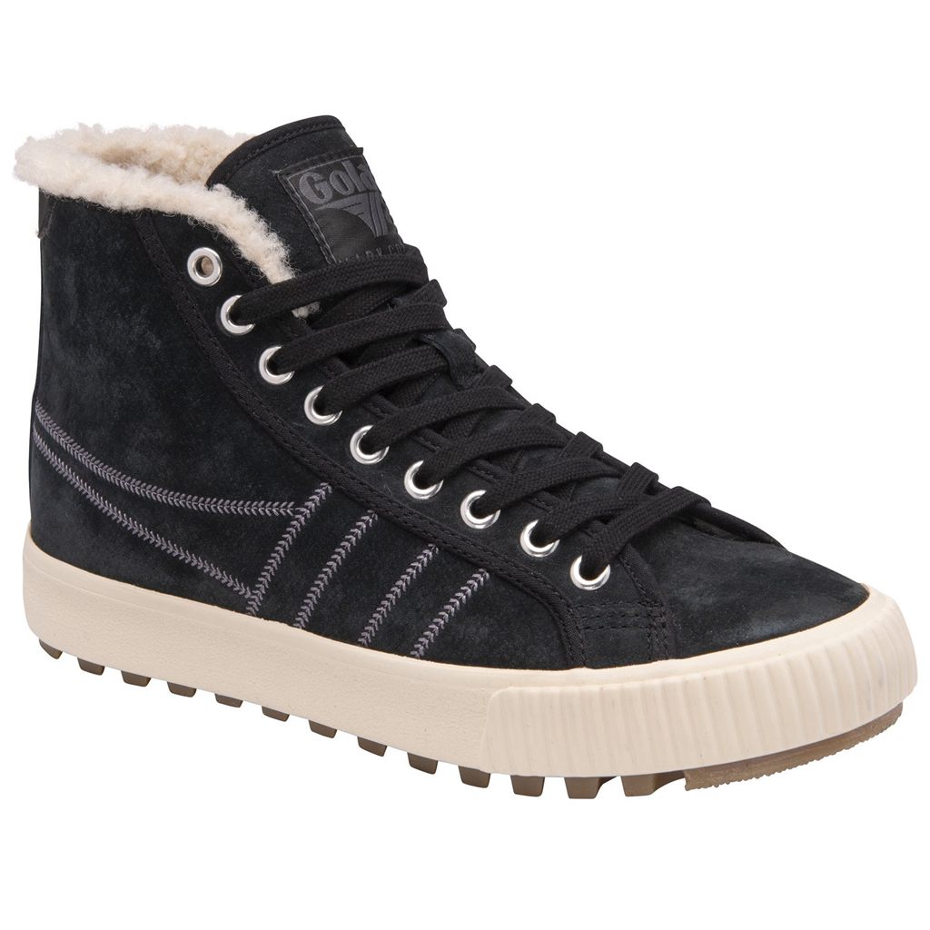 Gola Classics Nordic High Plimsolls Shoes Černé CZ | GVIE-60357