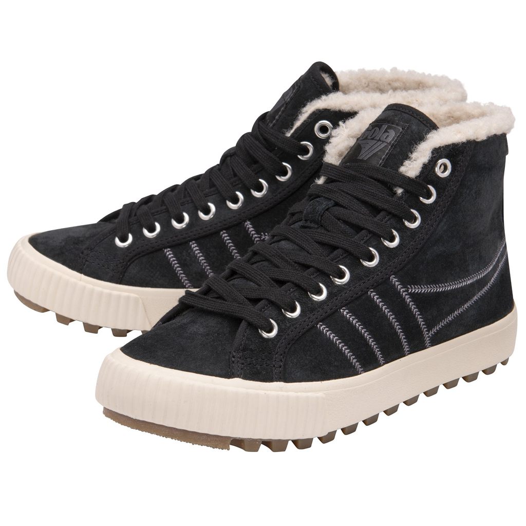 Gola Classics Nordic High Plimsolls Shoes Černé CZ | GVIE-60357