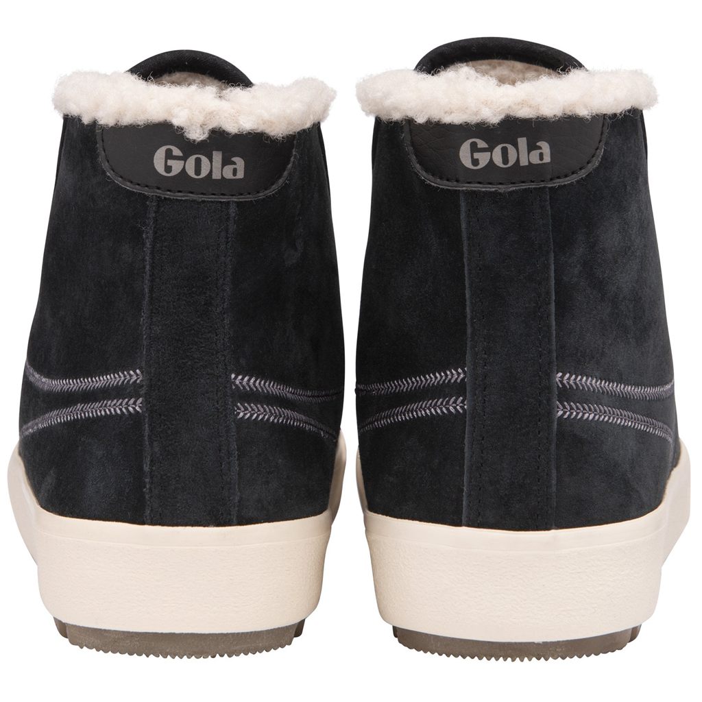 Gola Classics Nordic High Plimsolls Shoes Černé CZ | GVIE-60357