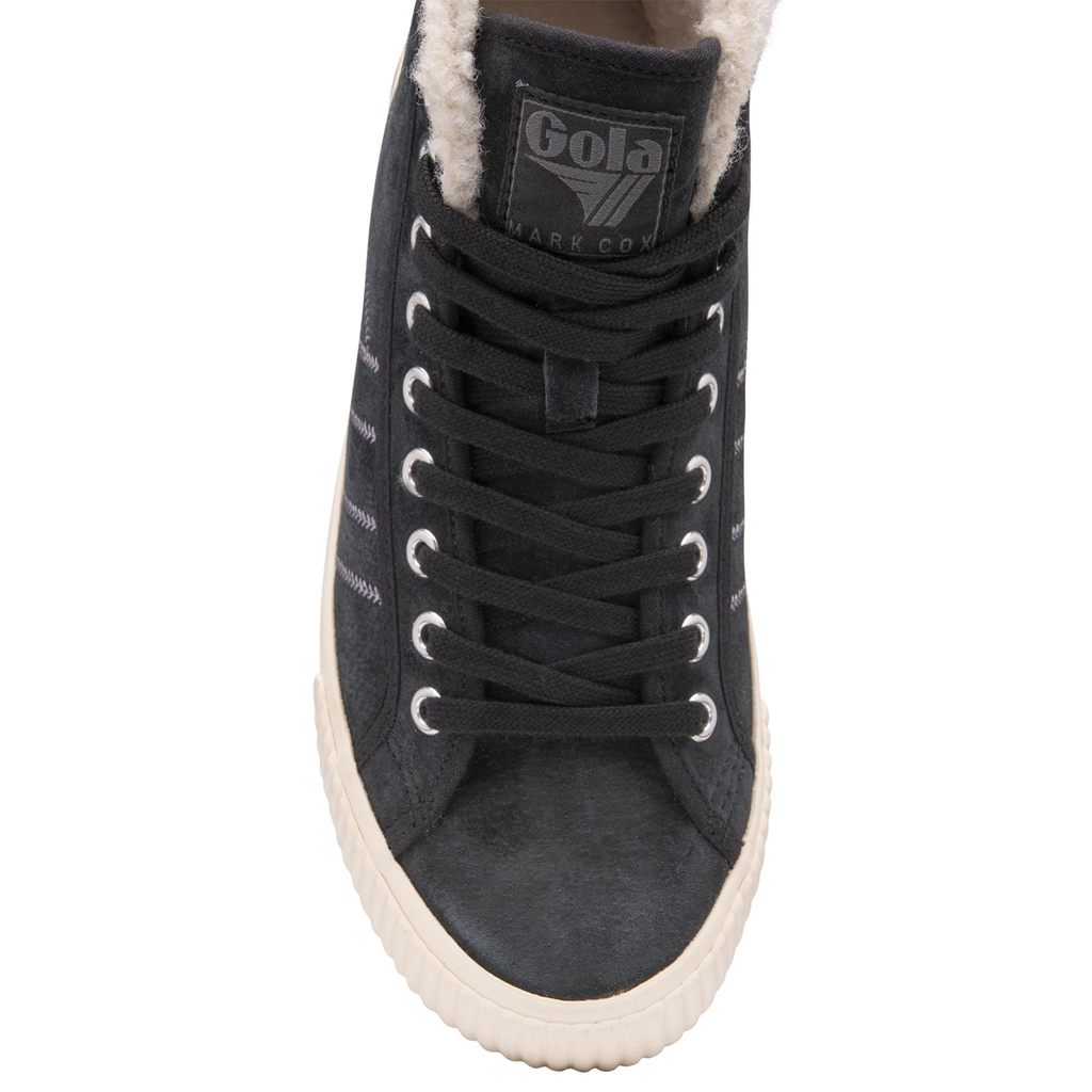 Gola Classics Nordic High Plimsolls Shoes Černé CZ | GVIE-60357