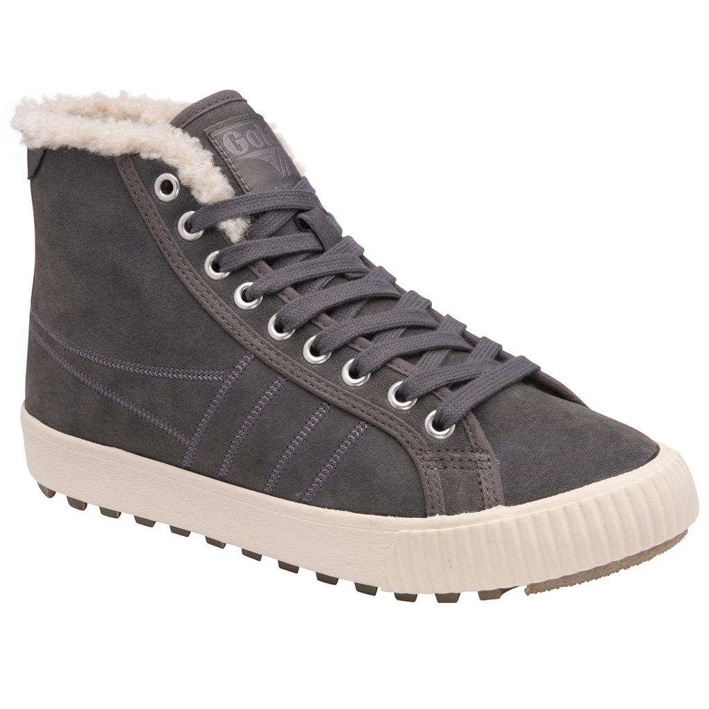 Gola Classics Nordic High Plimsolls Shoes Ash CZ | ZHQD-25906