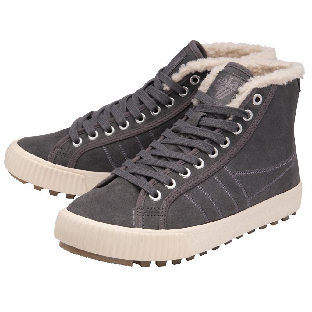 Gola Classics Nordic High Plimsolls Shoes Ash CZ | ZHQD-25906
