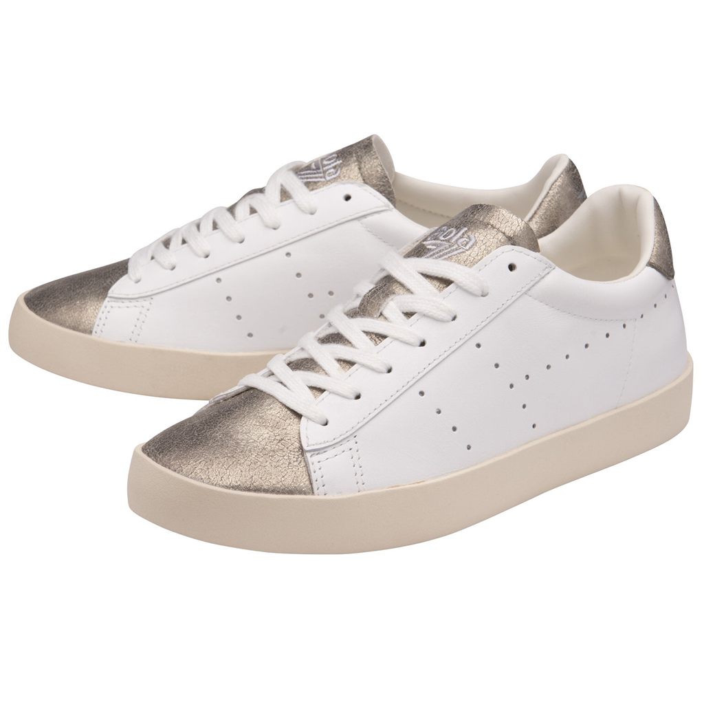 Gola Classics Nova Metallic Sneakers Bílé Zlaté CZ | QPCY-31749