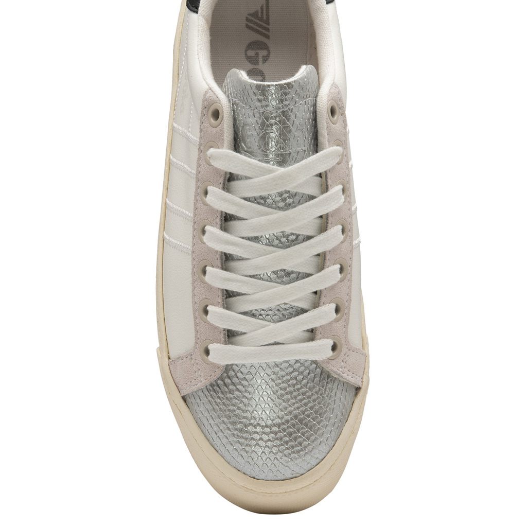 Gola Classics Orchid Platform Viper Sneakers Bílé Stříbrné CZ | IEQY-05139