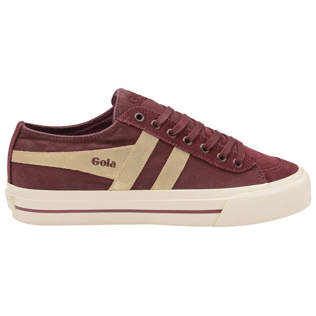 Gola Classics Quota II Mirror Plimsoll Sneakers Zlaté CZ | VLFZ-83401
