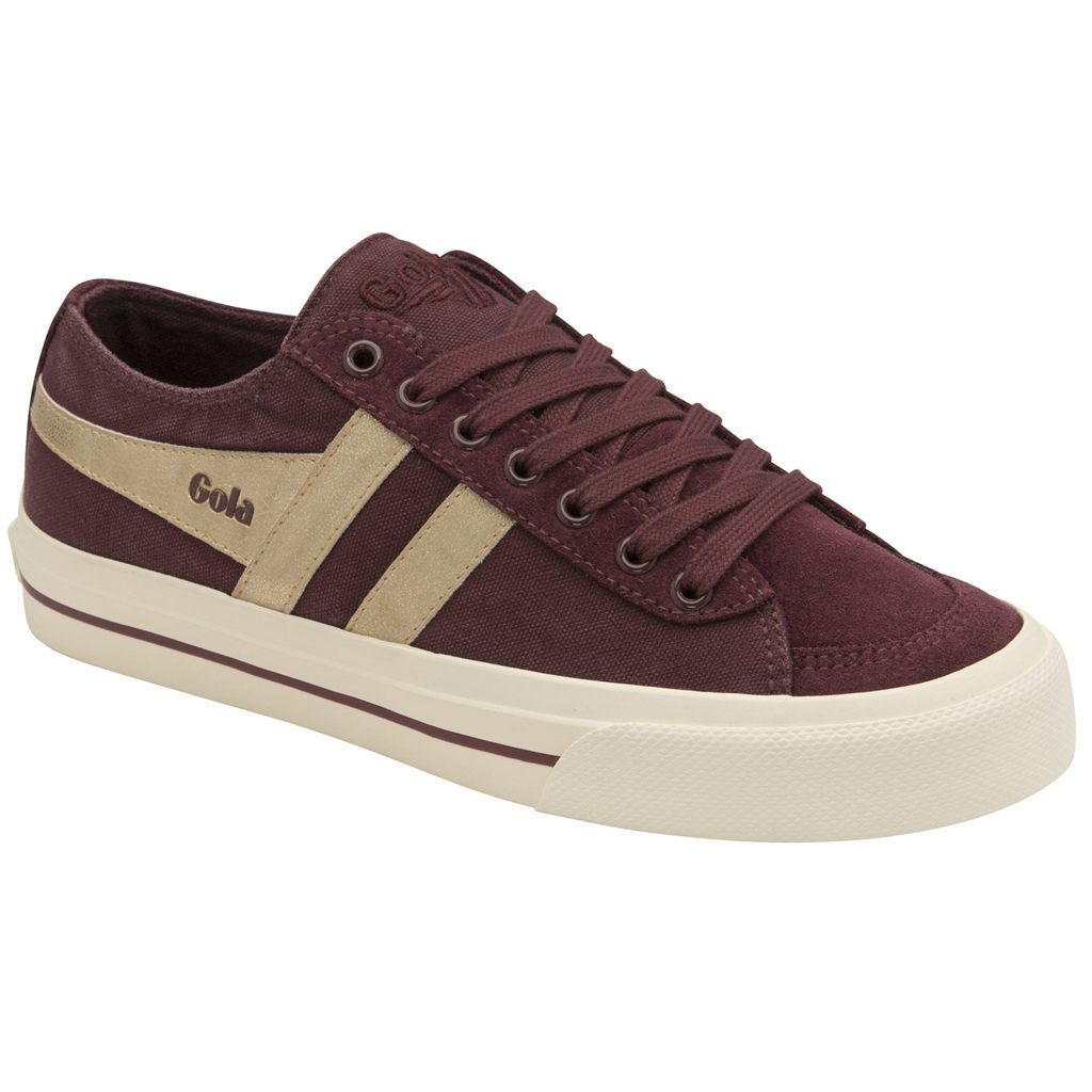 Gola Classics Quota II Mirror Plimsoll Sneakers Zlaté CZ | VLFZ-83401