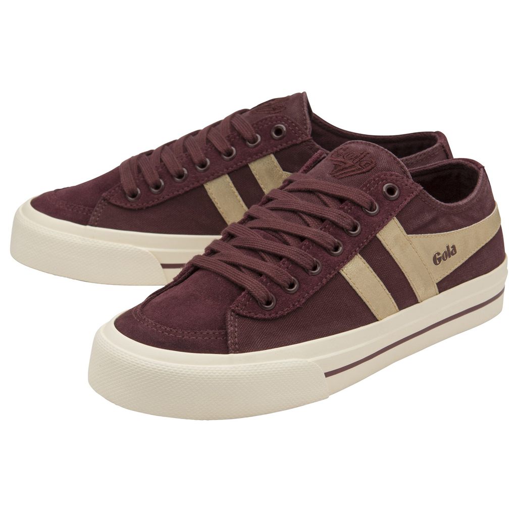 Gola Classics Quota II Mirror Plimsoll Sneakers Zlaté CZ | VLFZ-83401