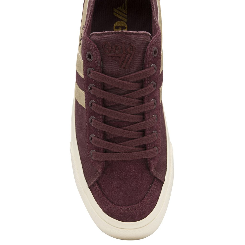 Gola Classics Quota II Mirror Plimsoll Sneakers Zlaté CZ | VLFZ-83401