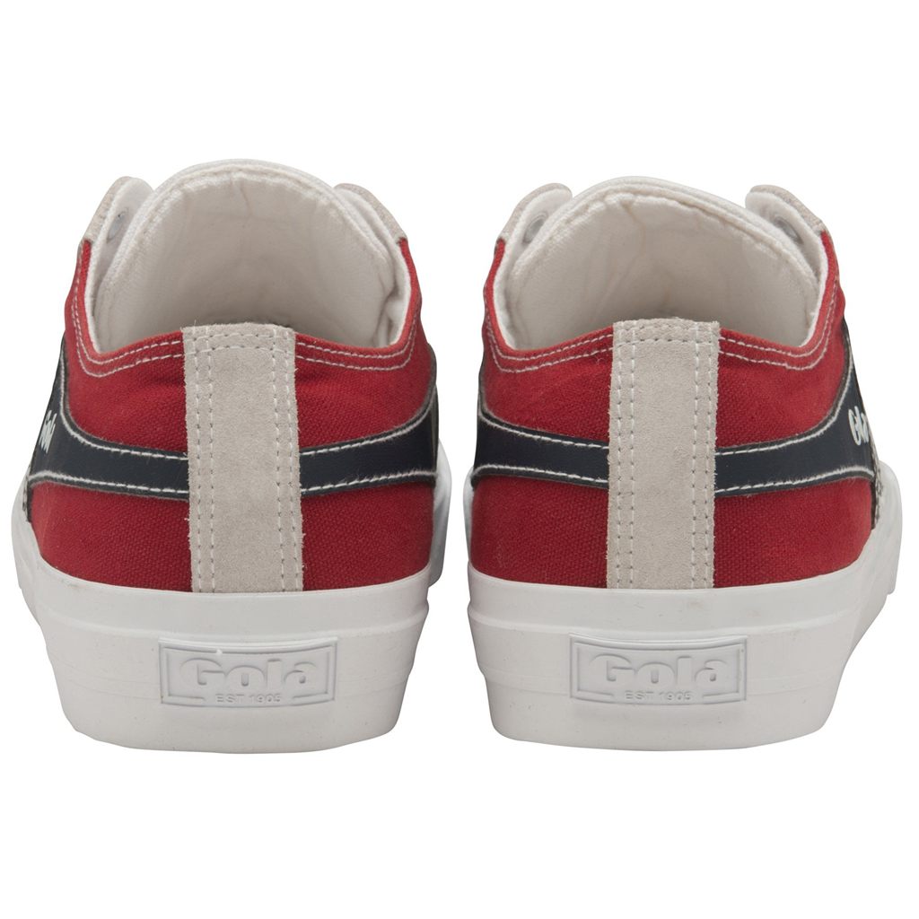 Gola Classics Quota II RWB Plimsoll Sneakers Bílé Červené Tmavě Blankyt CZ | INHD-12648