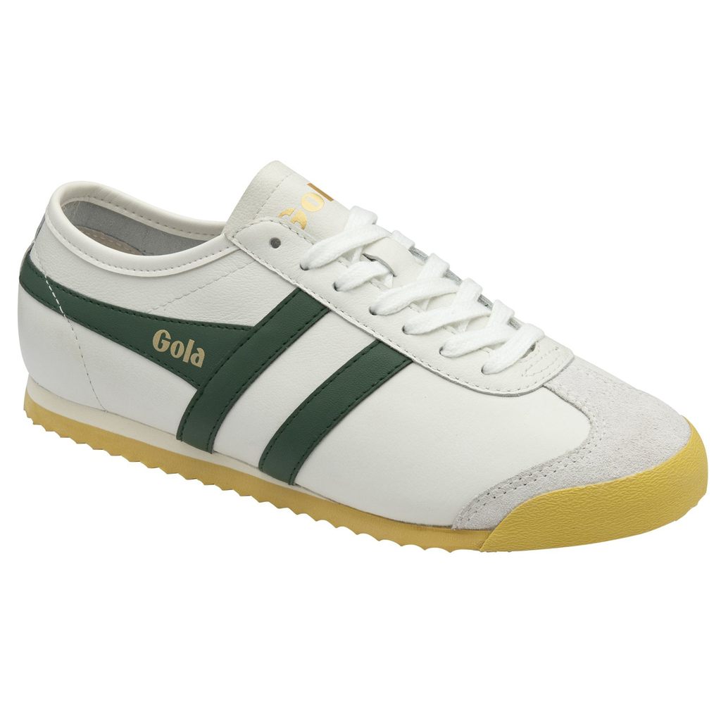 Gola Classics Race Leather Sneakers Bílé CZ | WEGY-89420