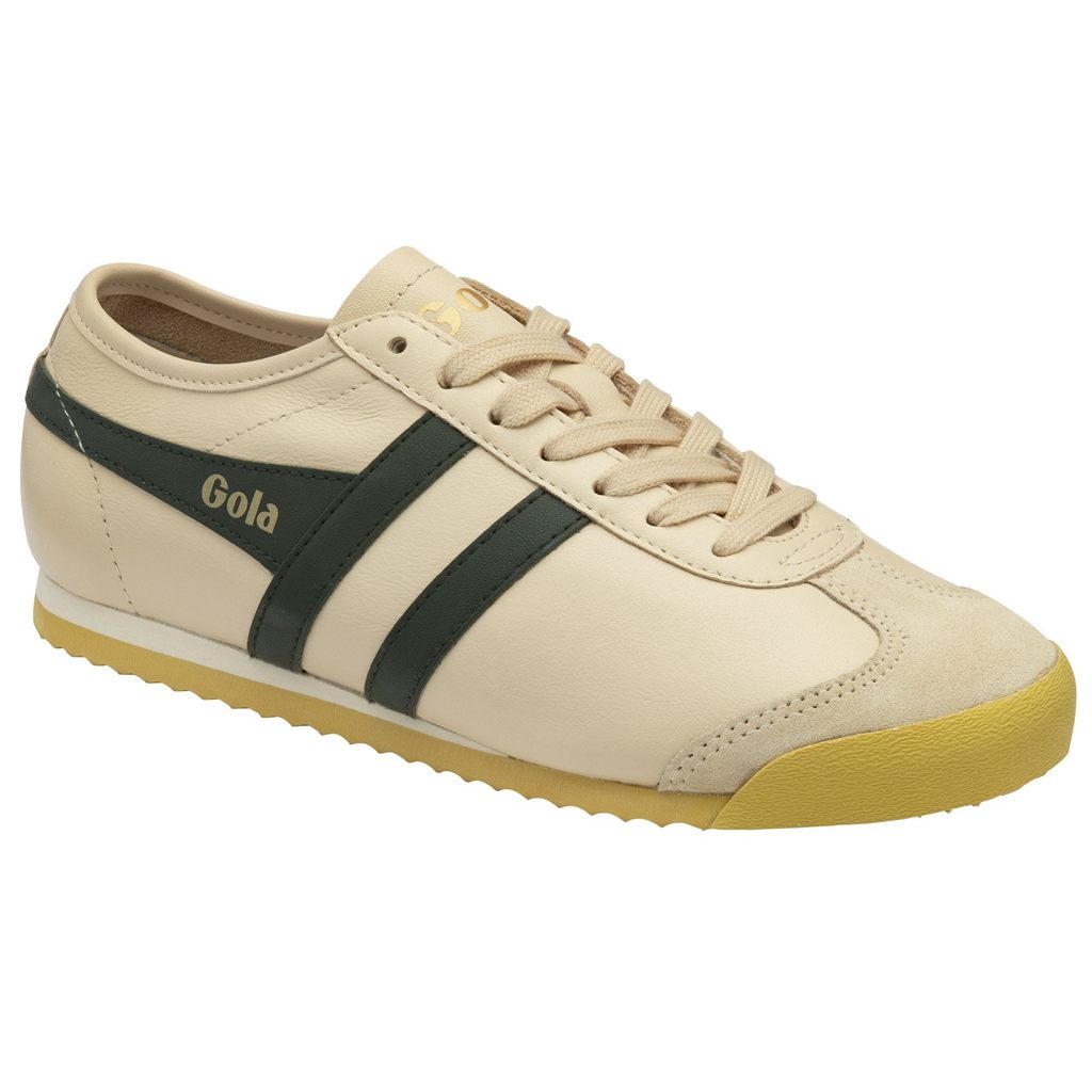 Gola Classics Race Leather Sneakers Tmavě Hnědožlutý CZ | LXRW-97602