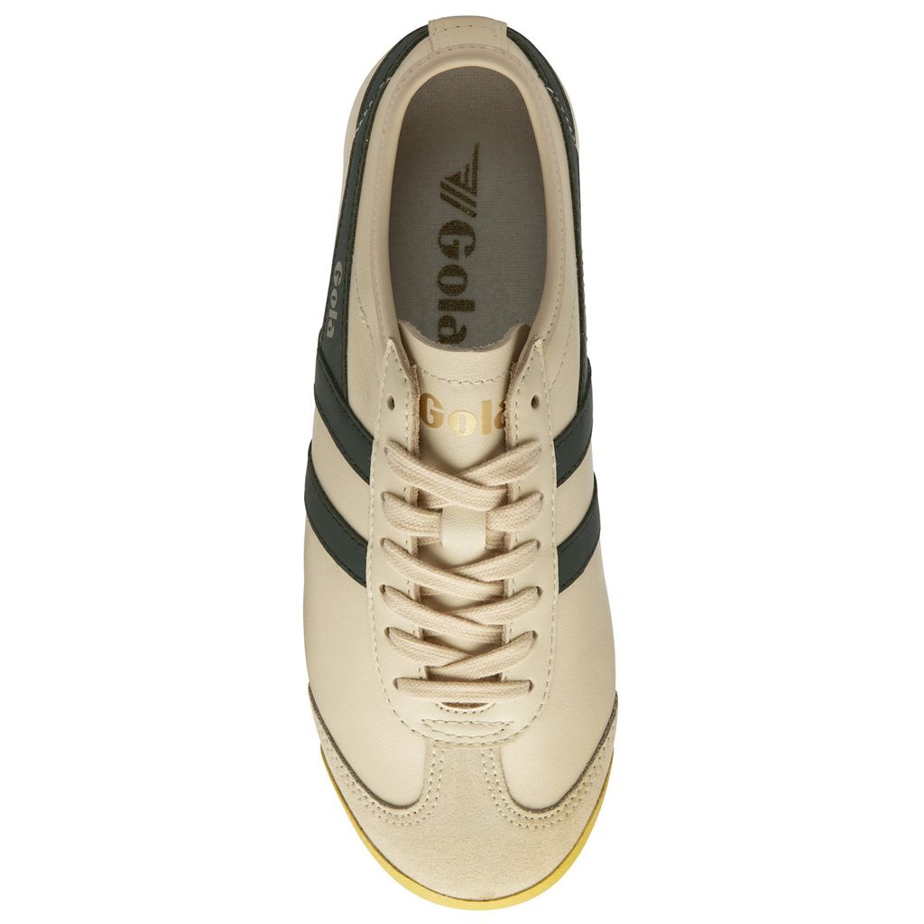 Gola Classics Race Leather Sneakers Tmavě Hnědožlutý CZ | LXRW-97602
