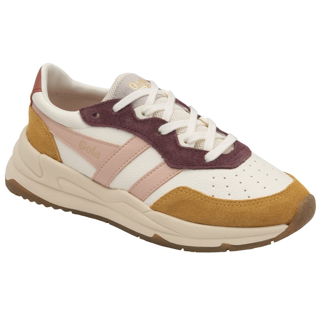 Gola Classics Saturn Quadrant Sneakers Bílé Růžové Oranžové CZ | LTKF-82679