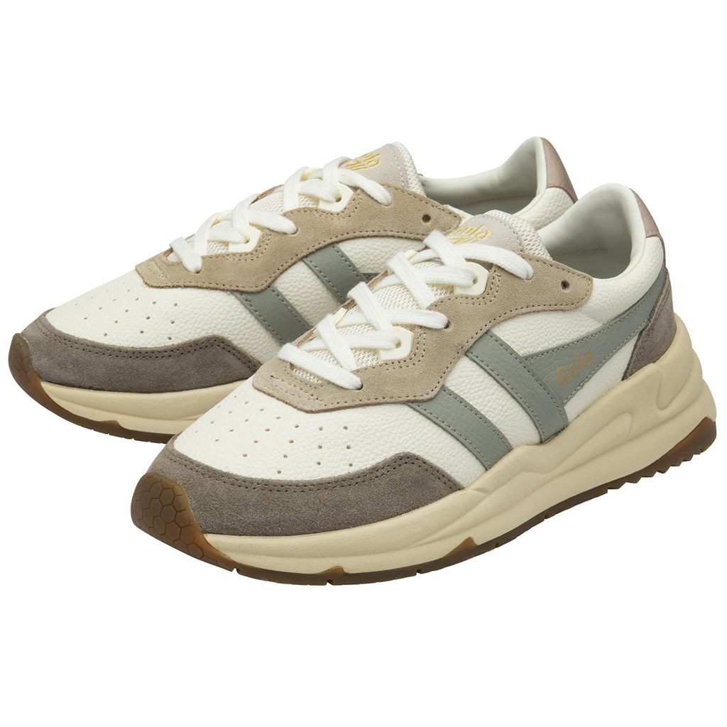 Gola Classics Saturn Quadrant Sneakers Bílé Světle Šedé CZ | IAGN-16025