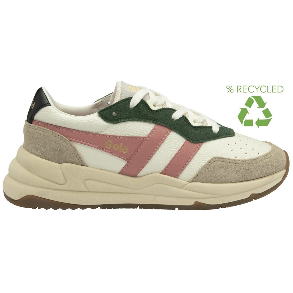 Gola Classics Saturn Quadrant Sneakers Bílé Koralove Růžové CZ | VYZI-67180