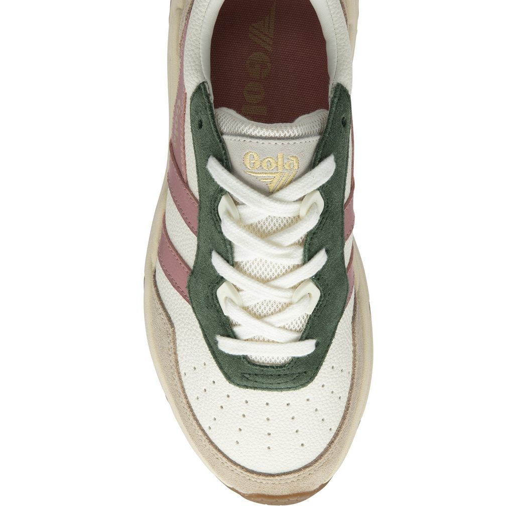 Gola Classics Saturn Quadrant Sneakers Bílé Koralove Růžové CZ | VYZI-67180