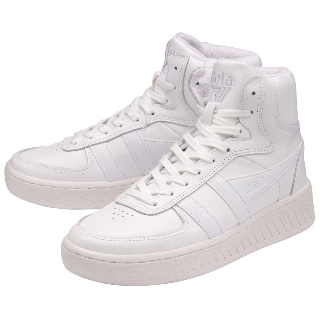 Gola Classics Slam High Sneakers Bílé Bílé CZ | TUXJ-80965