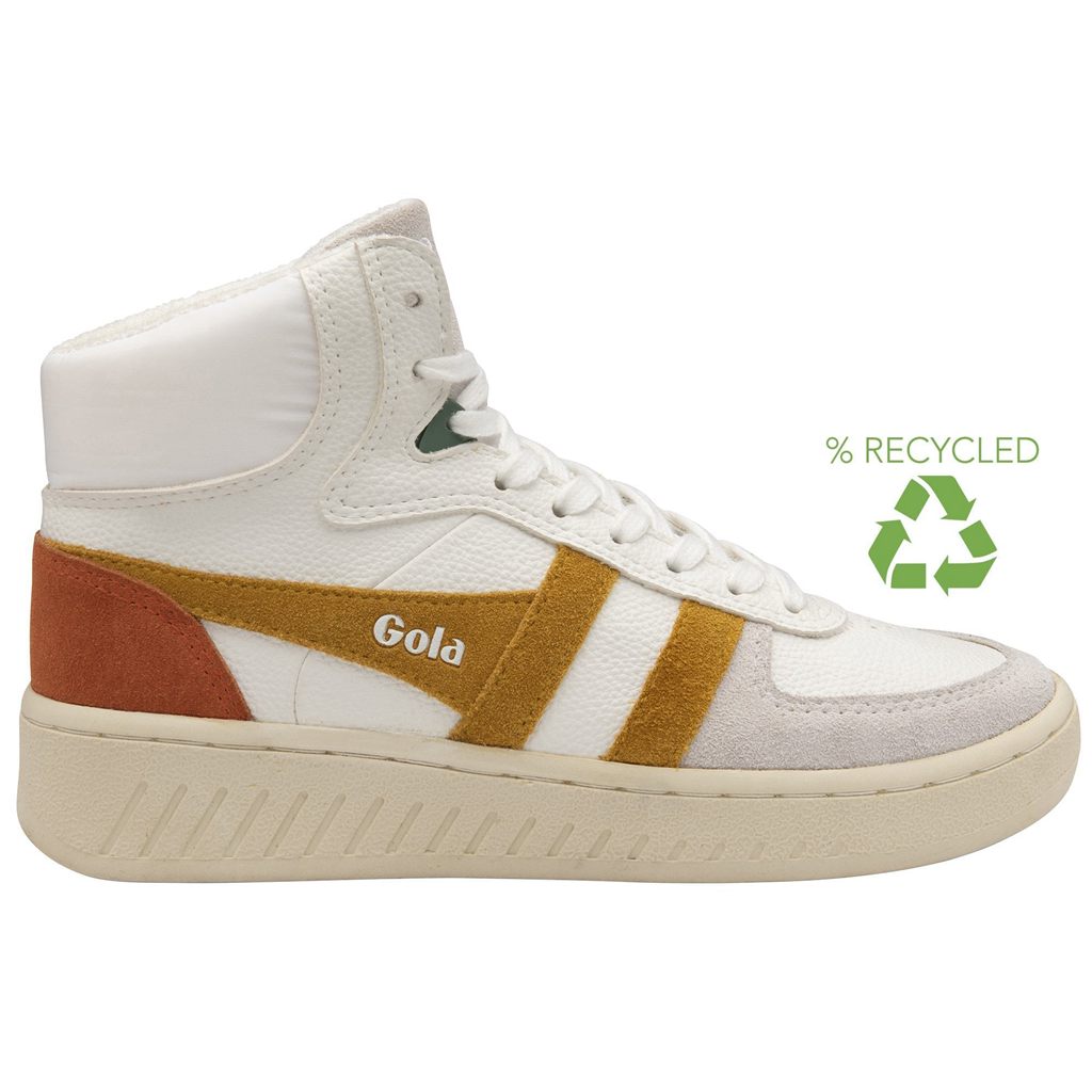 Gola Classics Slam Trident Sneakers Bílé Oranžové CZ | QMBT-80321