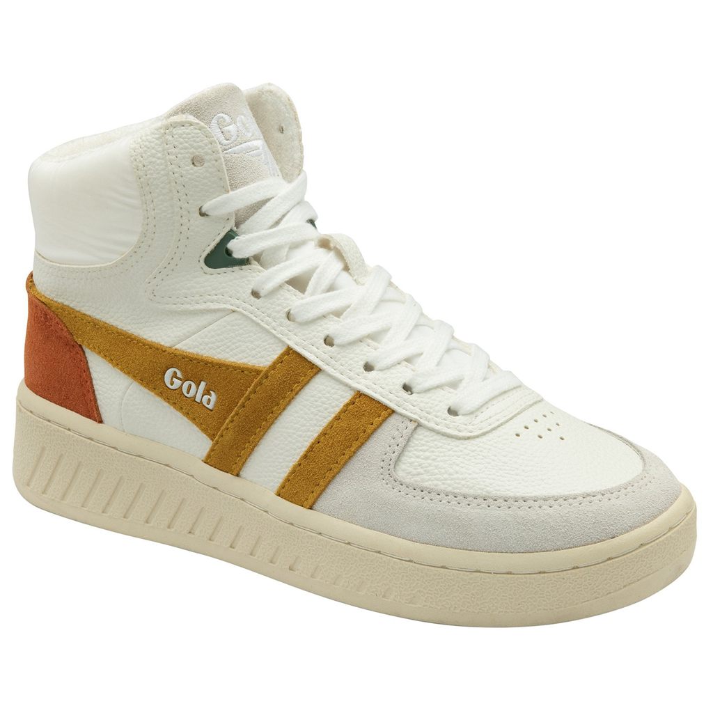 Gola Classics Slam Trident Sneakers Bílé Oranžové CZ | QMBT-80321