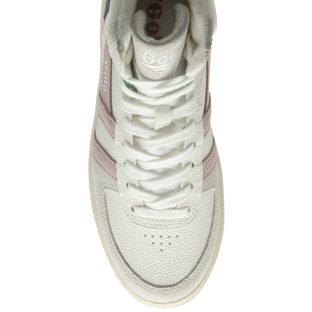 Gola Classics Slam Trident Sneakers Bílé Růžové CZ | PIFB-86429