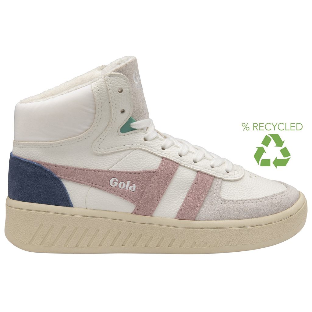 Gola Classics Slam Trident Sneakers Bílé Růžové CZ | PIFB-86429