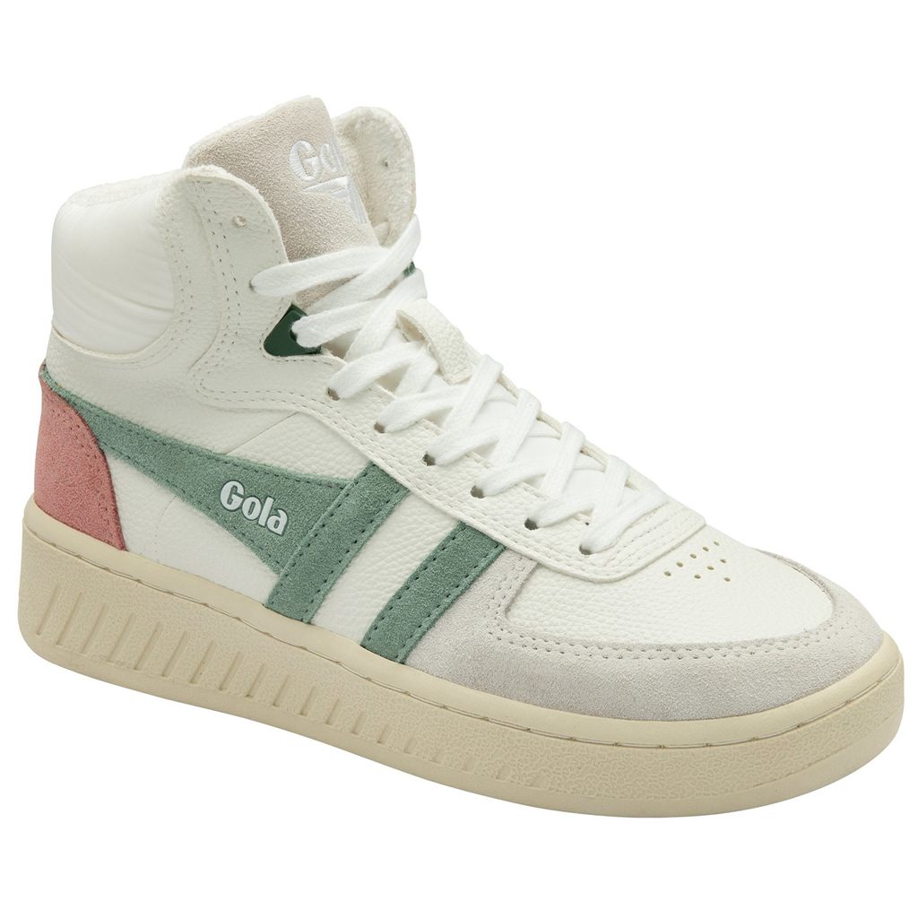 Gola Classics Slam Trident Sneakers Bílé Zelene Koralove Růžové CZ | JTHX-75108