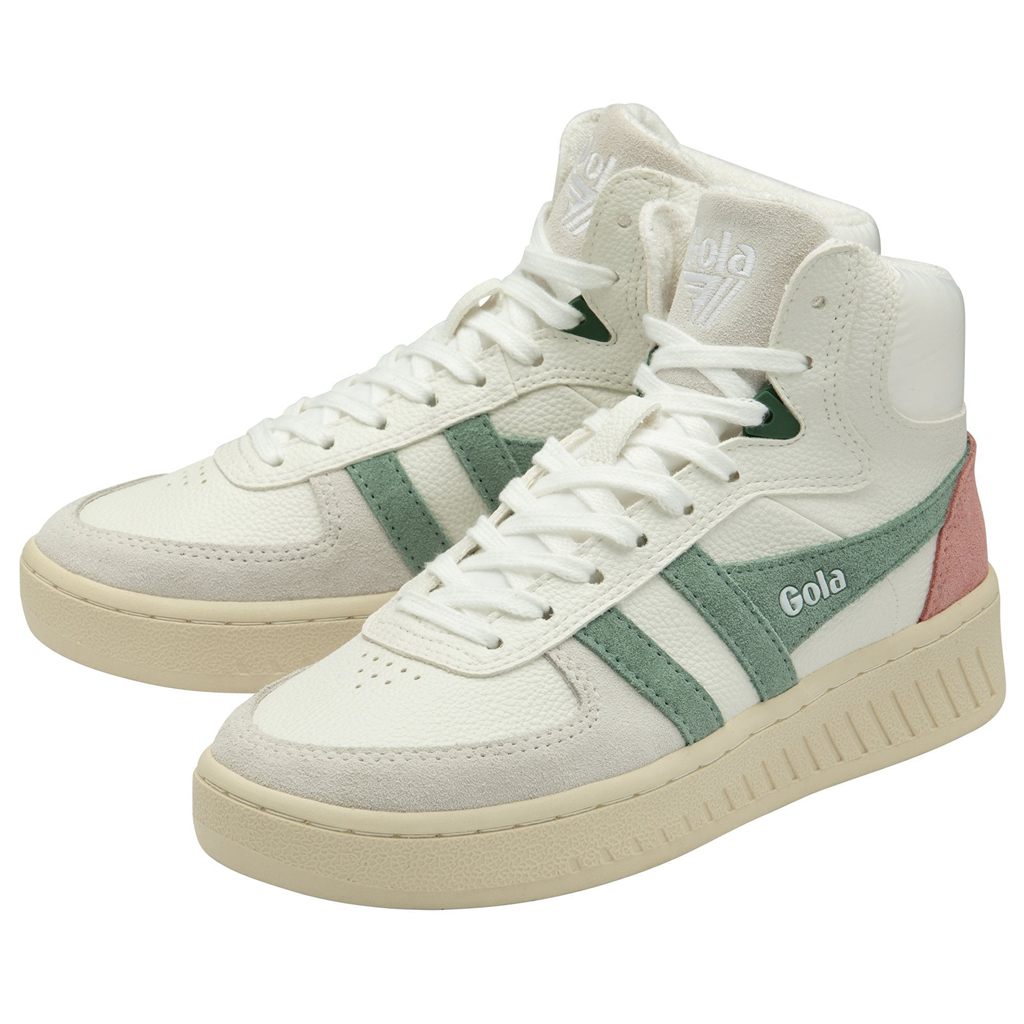 Gola Classics Slam Trident Sneakers Bílé Zelene Koralove Růžové CZ | JTHX-75108