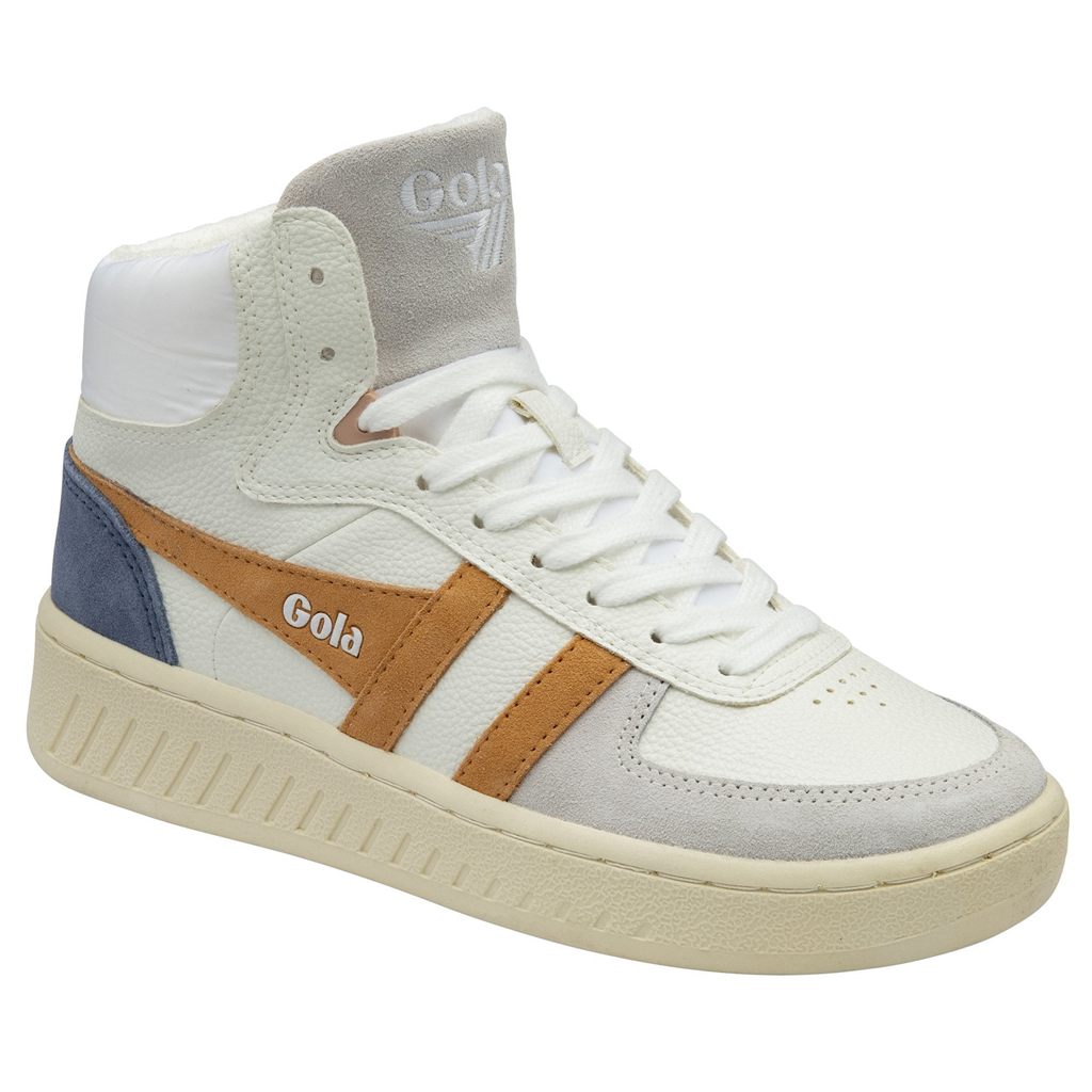 Gola Classics Slam Trident Sneakers Bílé CZ | CRLA-98506