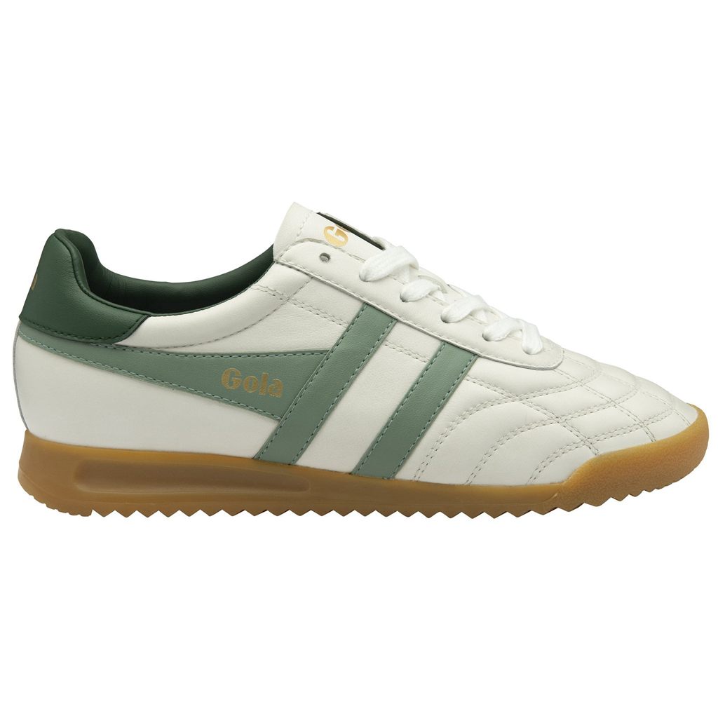 Gola Classics Stadium Sneakers Bílé Zelene CZ | ZHFQ-10596