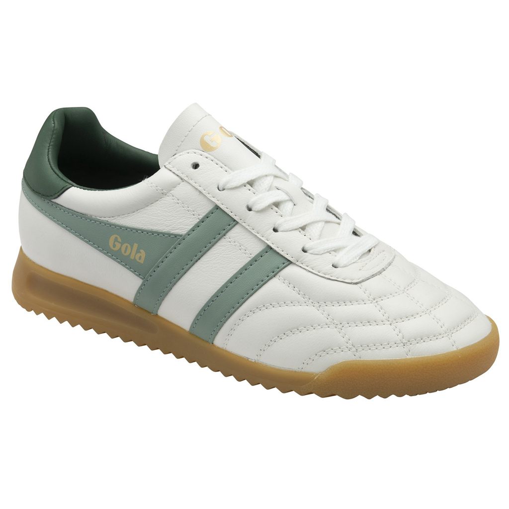 Gola Classics Stadium Sneakers Bílé Zelene CZ | ZHFQ-10596