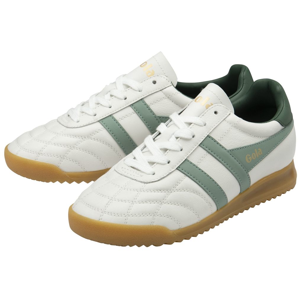 Gola Classics Stadium Sneakers Bílé Zelene CZ | ZHFQ-10596