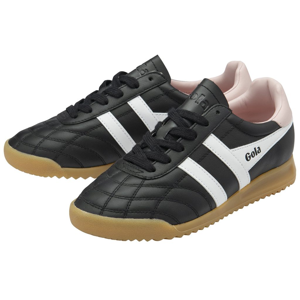 Gola Classics Stadium Sneakers Černé Bílé Růžové CZ | JQPR-73650