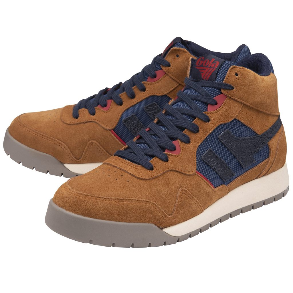 Gola Classics Summit High Sneakers Tmavě Blankyt CZ | LQKJ-51693