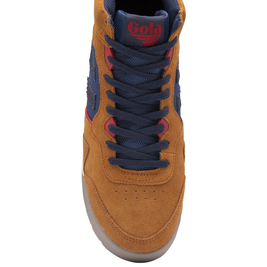 Gola Classics Summit High Sneakers Tmavě Blankyt CZ | LQKJ-51693
