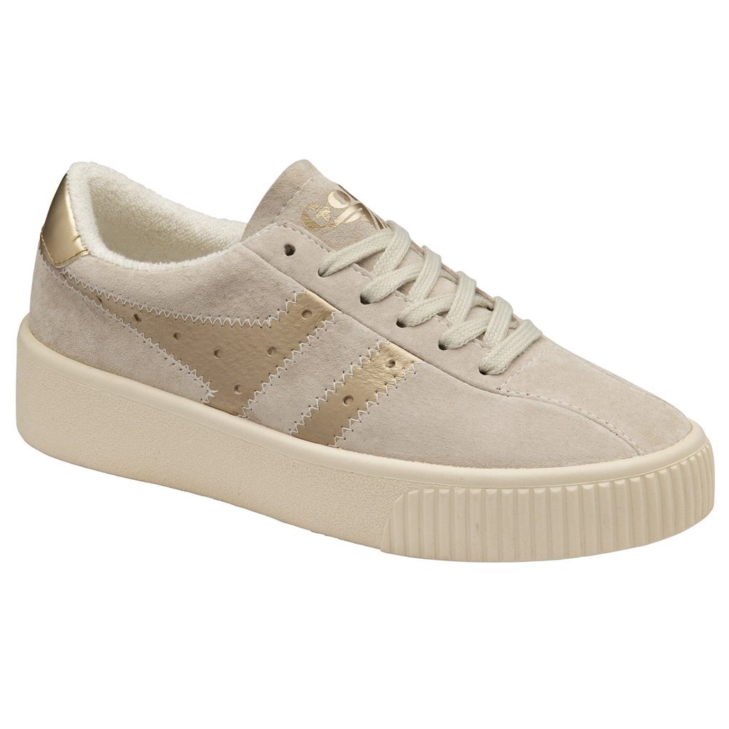 Gola Classics Super Court Metallic Sneakers Bílé Zlaté CZ | DRKO-59082