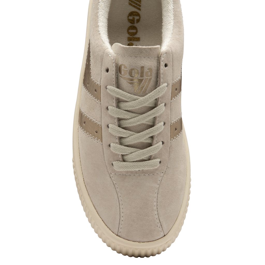 Gola Classics Super Court Metallic Sneakers Bílé Zlaté CZ | DRKO-59082