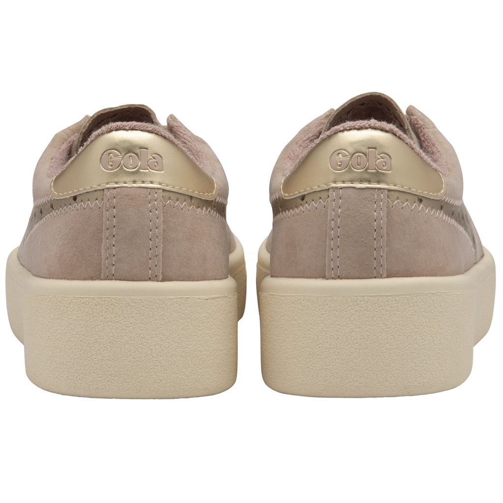 Gola Classics Super Court Metallic Sneakers Zlaté CZ | FWAU-31502