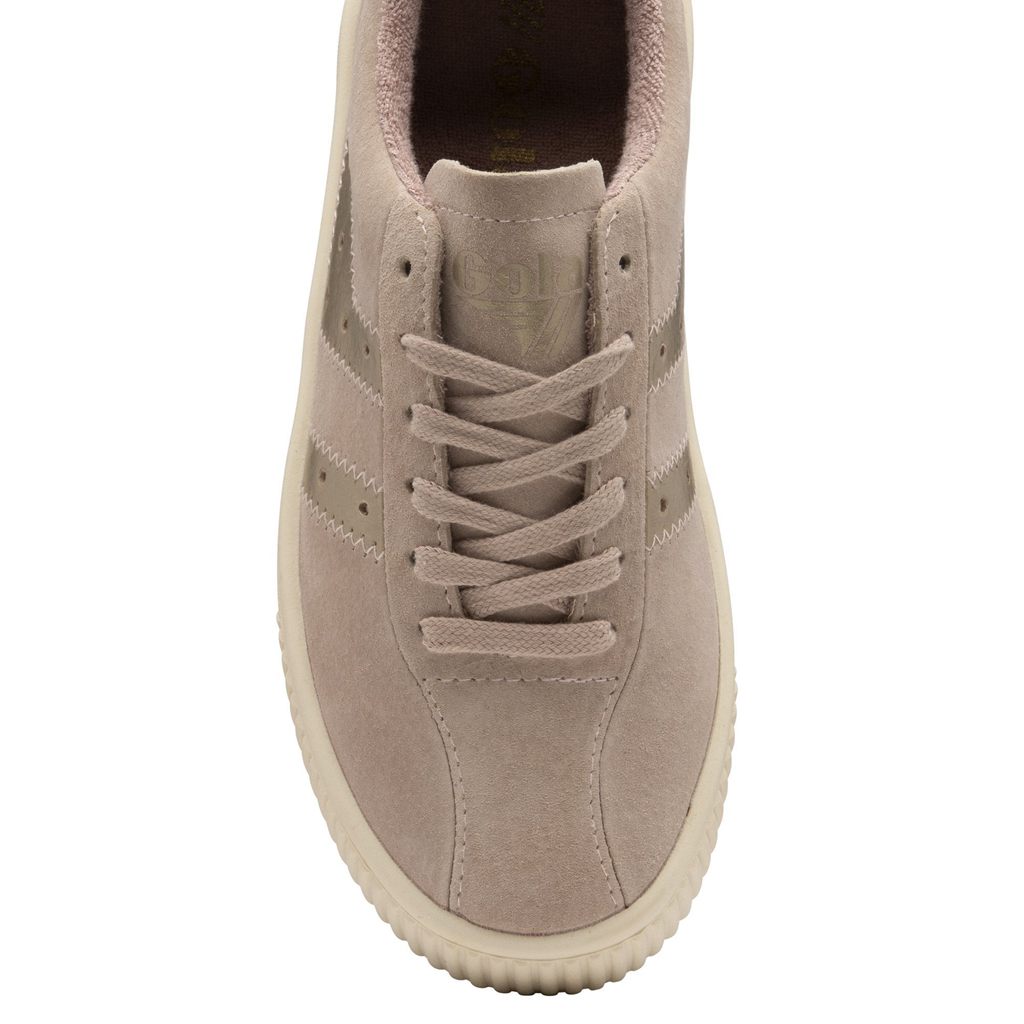Gola Classics Super Court Metallic Sneakers Zlaté CZ | FWAU-31502