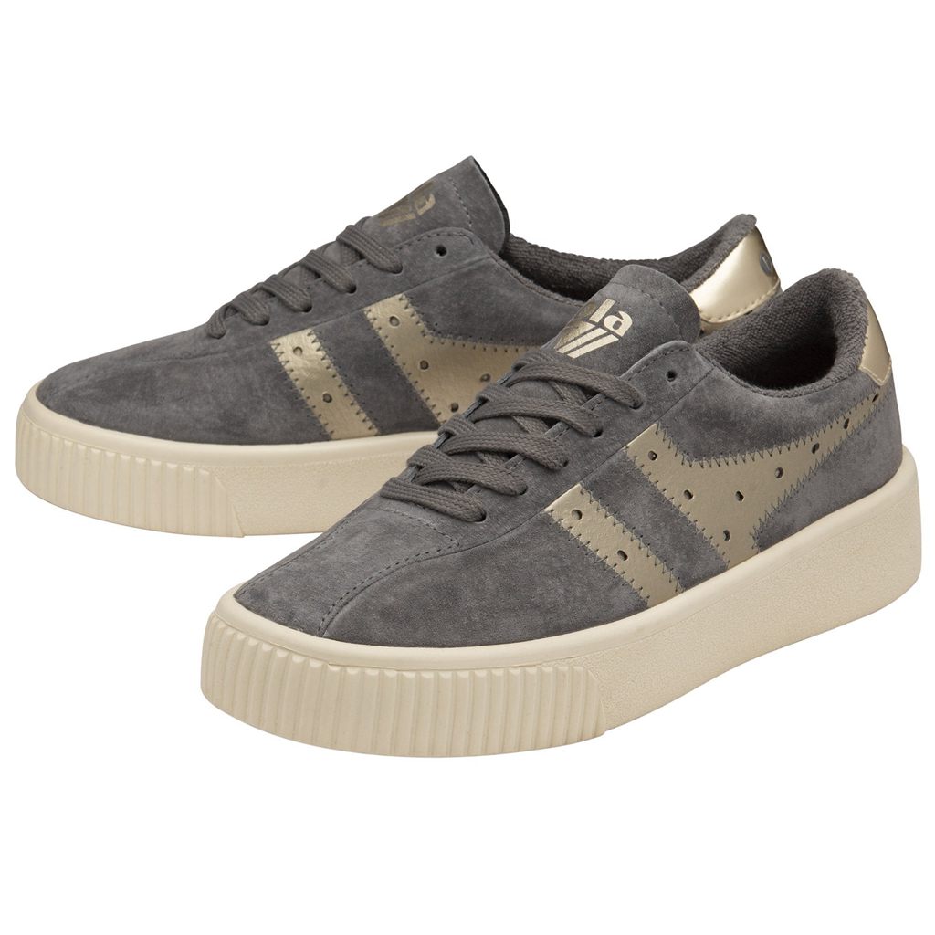 Gola Classics Super Court Metallic Sneakers Zlaté CZ | XRHL-01375