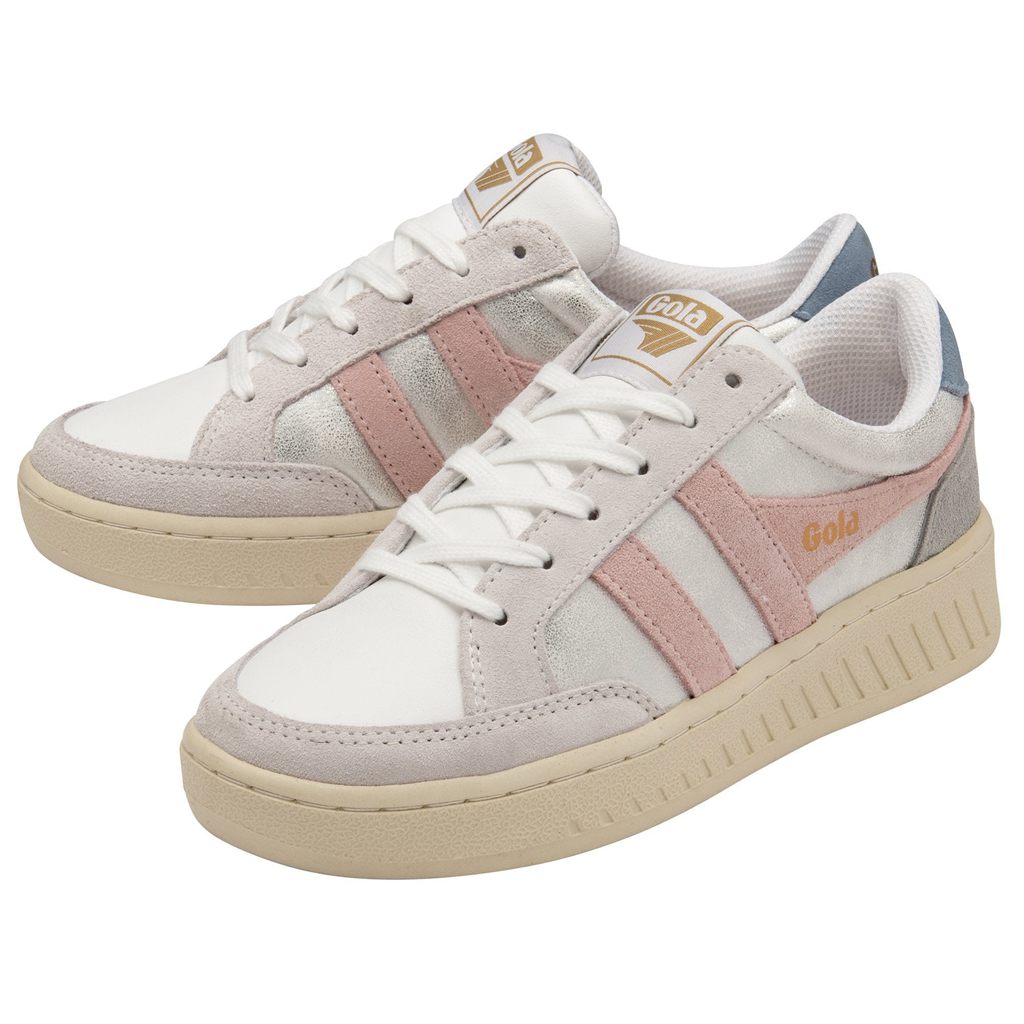 Gola Classics Superslam Blaze Sneakers Bílé Růžové CZ | SBEX-29608