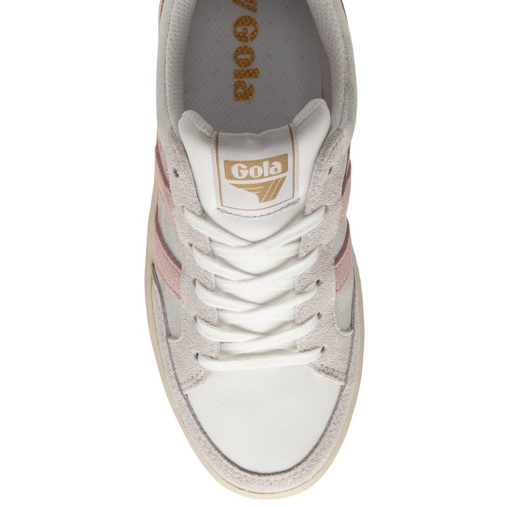 Gola Classics Superslam Blaze Sneakers Bílé Růžové CZ | SBEX-29608